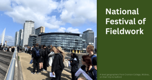 National Festival of Fieldwork - Cronton College's field trip to Salford