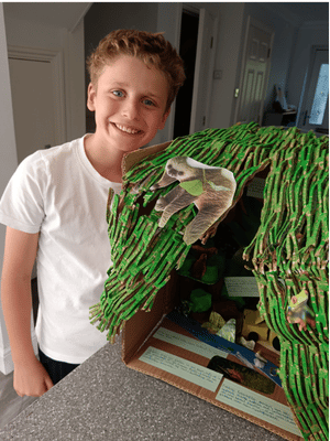 3rd place KS2 model competition winner 2026– Alex Vaughan photo