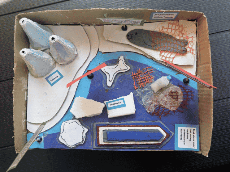 Zinnia Mallarachi's model -KS3 1st place model competition winner